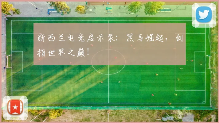 新西兰电竞启示录：黑马崛起，剑指世界之巅！